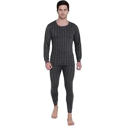 sky heights Grey Men Thermal Top and Bottom Set (Warmer Innerwear Set)-picture-49