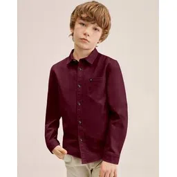 sky pearl Boys Regular Fit Shirt with Spread-Collar-picture-53