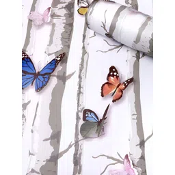 Sky Walls White & Grey Printed Waterproof Wallpaper-picture-22