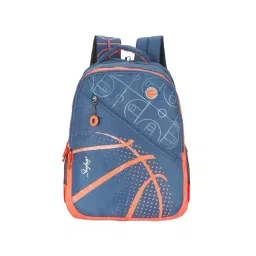 Skybags 30 Ltrs Blue & Orange Medium Backpack-picture-23