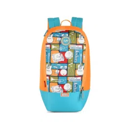 Skybags Archies 01 Teal Polyester Printed Backpack - 15 Ltrs-picture-26