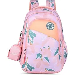 skybags Bloom 30 Litres Pink School Bag For Girls, 3 Compartment-picture-17