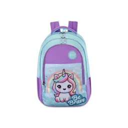 Skybags Blue & Purple Spring Summer Printed Backpack-picture-12