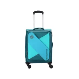 Skybags Converge Plus Blue Color Block Soft Cabin Trolley Bag - 27 cm-picture-20