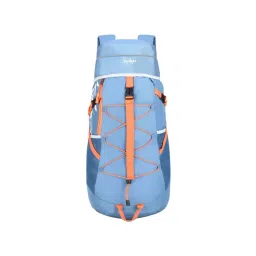 Skybags Crest Spring Blue Polyester Solid Rucksack - 45 Ltrs-picture-26