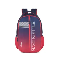 Skybags Grad 04 Red Polyester Printed Laptop Backpack - 30 Ltrs-image-16