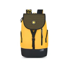 Skybags Grad Pro 03 Yellow Polyester Printed Laptop Backpack - 25 Ltrs-image-17