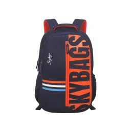 Skybags Krew 02 35 Ltrs Navy Blue Medium Laptop Backpack-picture-27