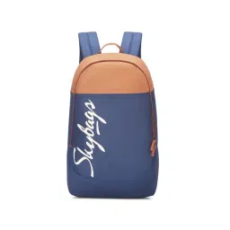 Skybags Tribe 03 Blue Polyester Printed Laptop Backpack - 20 Ltrs-picture-37