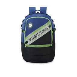 Skybags Unisex Black & Blue Printed Backpack-picture-35