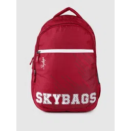 Skybags Unisex Red Brand Logo Backpack-picture-32