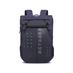 Skybags Xelius Plus 02 Blue Polyester Printed Laptop Backpack - 19 Ltrs-picture-36