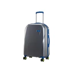 Skybags Xpressionz Silver Solid Hard Medium Trolley Bag - 27 cm image 3