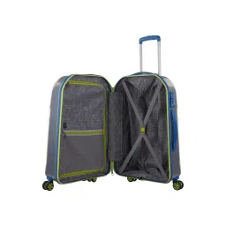 Skybags Xpressionz Silver Solid Hard Medium Trolley Bag - 27 cm image 5