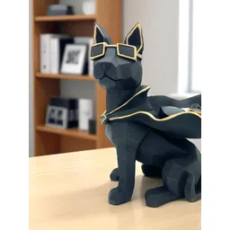 SkyKey Black & Gold-Toned Storage Figurine Showpiece-picture-37