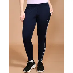 SKYKNIT Women Striped Slim Fit Track Pants-picture-35