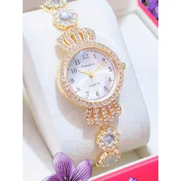 Skylark Women Dial & Bracelet Style Straps Analogue Watch Taaj_Gold_women-picture-36