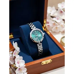 Skylark Women Printed Dial & Stainless Steel Bracelet Style Straps Analogue Watch-picture-18