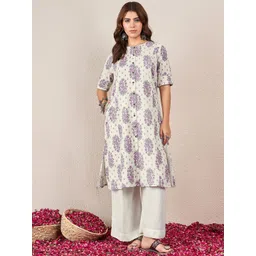 Skylee Pop Women Floral Printed Floral Kurta-picture-21