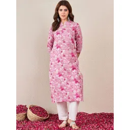 Skylee Pop Women Floral Printed Floral Kurta-picture-32
