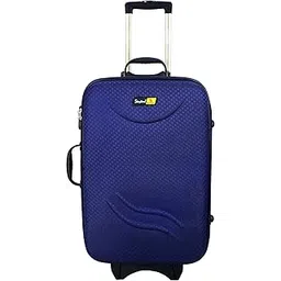skyline Trolley/Suitcase Luggage Antiscratch Polyester Travel Suitcase Bag with 2 Wheels (Navy Blue, 24)-picture-30