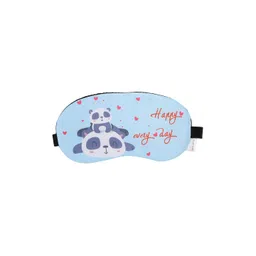 SKYLOFTS Blue Cute Happy Panda Sleeping Mask For Travel-picture-10