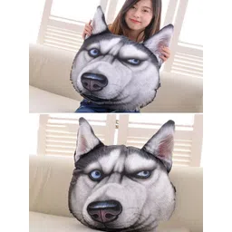 SKYLOFTS Kids Grey Dog Shape Pillow 3D Cushion-picture-21