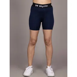 skyria Women Skinny Fit High-Rise Rapid-Dry Training or Gym Sports Shorts-picture-33