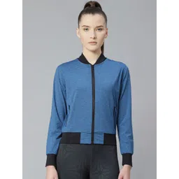 skyria Women Teal Blue Solid Lightweight Sporty Jacket-picture-28