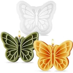 Skytail Silicone Butterfly Candle Mold Butterfly Home Room Decor Candle Making Wax Melts Aromatherapy 3D Fondant Chocolate Cake Mold Cake Decoration Cupcake Topper Epoxy Resin DIY Handmade Soap Molds-picture-21