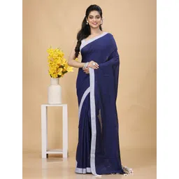 SLAGHA Solid Taant Saree-picture-28