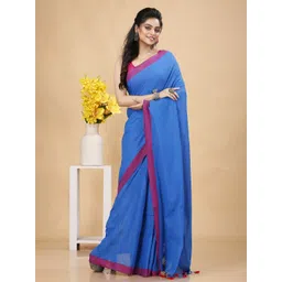 SLAGHA Solid Taant Saree-picture-29