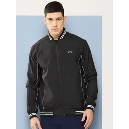 Slazenger Contrast Tipped Bomber Jacket-picture-30