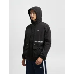 Slazenger Hooded Sporty Oversized Jacket-picture-17