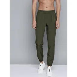 Slazenger Men Olive Green Solid Rapid-Dry Joggers-picture-33
