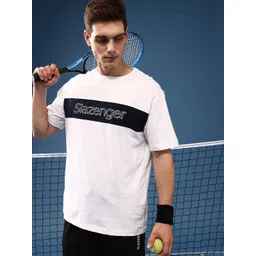 Slazenger Men Typography Printed Sports T-shirt-picture-35