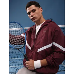 Slazenger Striped Hooded Sporty Jacket-picture-20