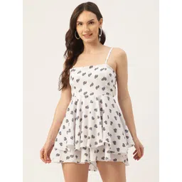 Sleek Italia Printed Ruffled Playsuit-picture-15