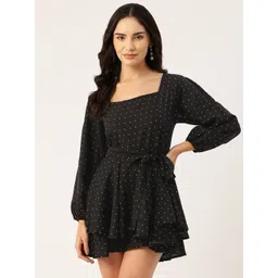 Sleek Italia Women Printed with Layered Jumpsuit-picture-43