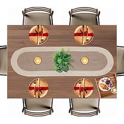 SLEEKBODE™ Dining Table Runner for 4-6 Seater | Table Runners for Living Room | Cotton Runner for Centre Table | Side Table Cover | Runner for Dining Table | Home Center Table Runner (91 X 30 CM)-picture-29