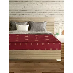 SLEEP SPA Maroon Back Support Orthosense Cocopedic King Size Mattress-picture-25