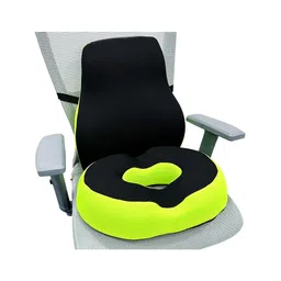 Sleepsia Gel Infused Lumbar Support for Back Pain Relief with Donut Pillow - Chair Seat Cushions, Improves Back Posture (Combo)-picture-12