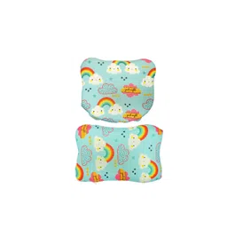 Sleepsia Kids Blue & White 2 Pieces Rainbow Printed Cushion-picture-53