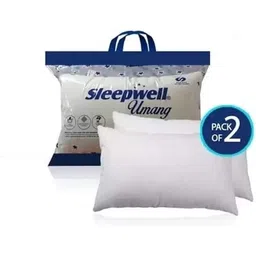 sleepwell Pillow Set || Comfort And Support Pillow Microfibre Solid Sleeping Pillow Pack of 2-picture-12