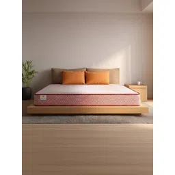 Sleepwell Rust & White Quilted Durafirm Classic Anti-Sag King Size Mattress-picture-28