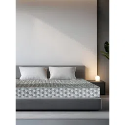 Sleepwell White & Grey Quilted Orthopedic Double Size Mattress-picture-18