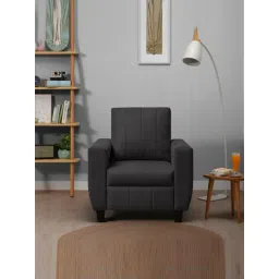 Sleepyhead Bae Woody Brown Fabric 1 Seater Sofa-picture-27