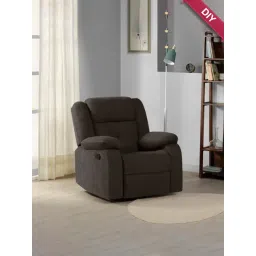 Sleepyhead RX7 Egyptian Brown Fabric Rocking & Revolving Single Seater Recliner-picture-24