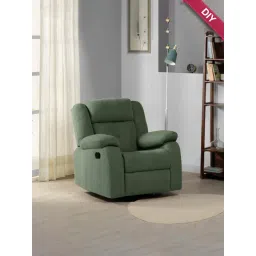 Sleepyhead RX7 Irish Green Fabric Rocking & Revolving Single Seater Recliner-picture-22