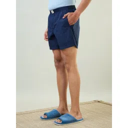 SleepZ by Raymond Blue Cotton Regular Fit Printed Boxers image 3
